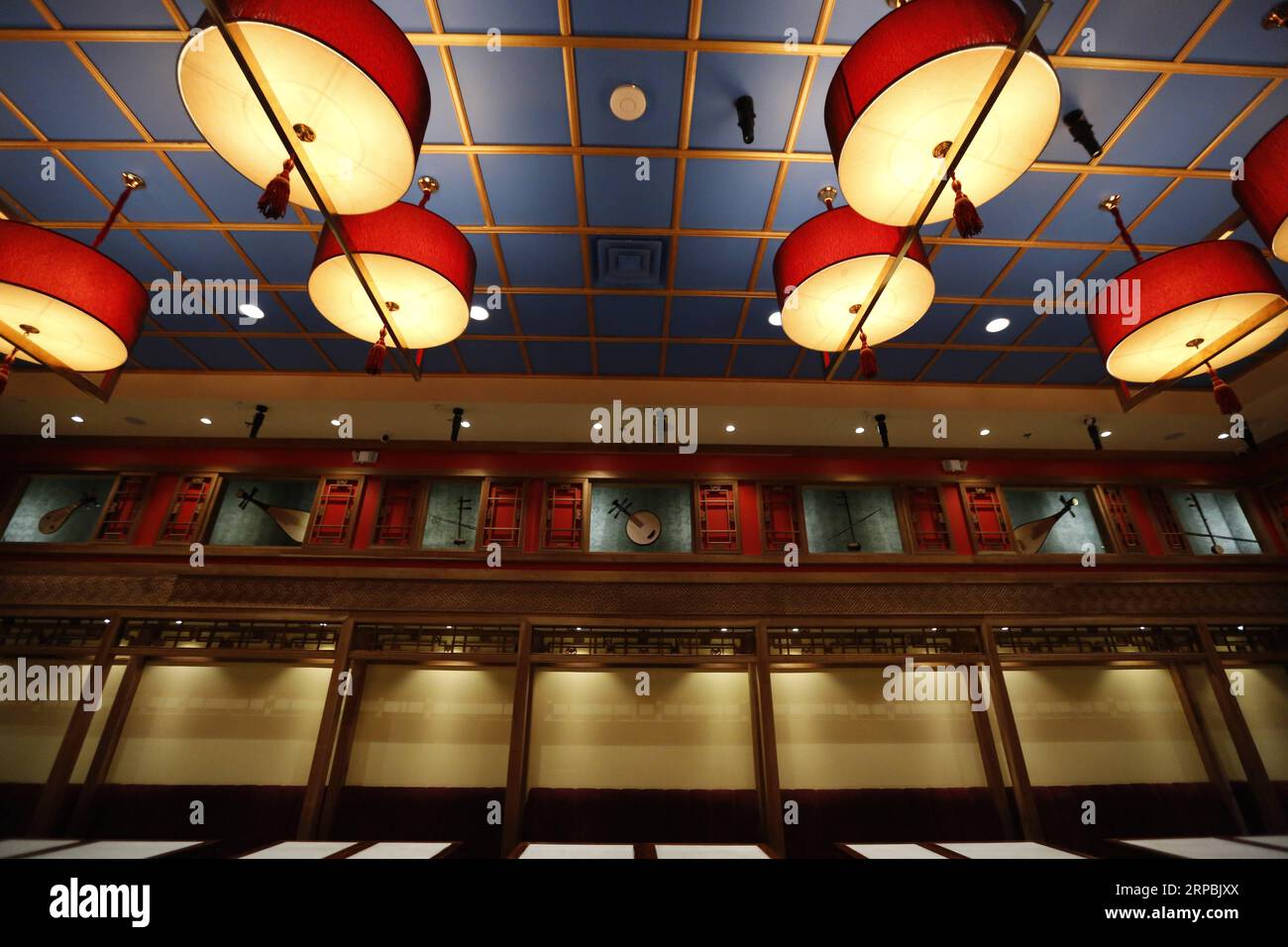 (190610) -- LOS ANGELES, June 10, 2019 (Xinhua) -- Photo taken on June 7, 2019 shows the interior view of Bistro Na s in Temple City, Los Angeles, the United States. Bistro Na s in Los Angeles made headlines this week with the announcement that it had been awarded a coveted Michelin Star by the famed Michelin Restaurant Guide. This special ranking broke Michelin s 10-year absence from Los Angeles, and made Bistro Na s the only Chinese restaurant in Southern California to be so honored. (Xinhua/Li Ying) U.S.-LOS ANGELES-CHINESE CUISINE-BISTRO NA S PUBLICATIONxNOTxINxCHN Stock Photo