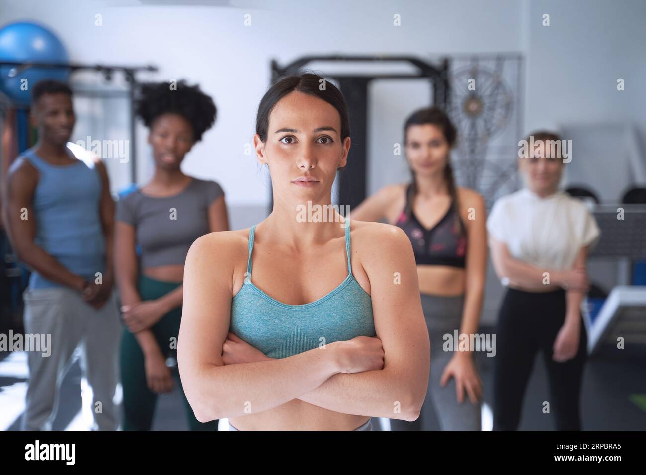 Female coach confident pose hi-res stock photography and images - Alamy