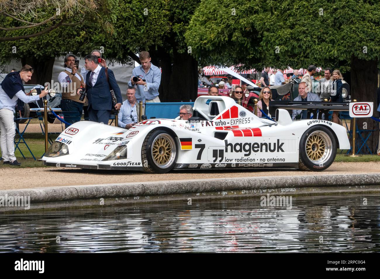 1995 Porsche WSC-95 LM prototype at the Concours of Elegance at Hampton Court Palace London UK 2023 Stock Photo