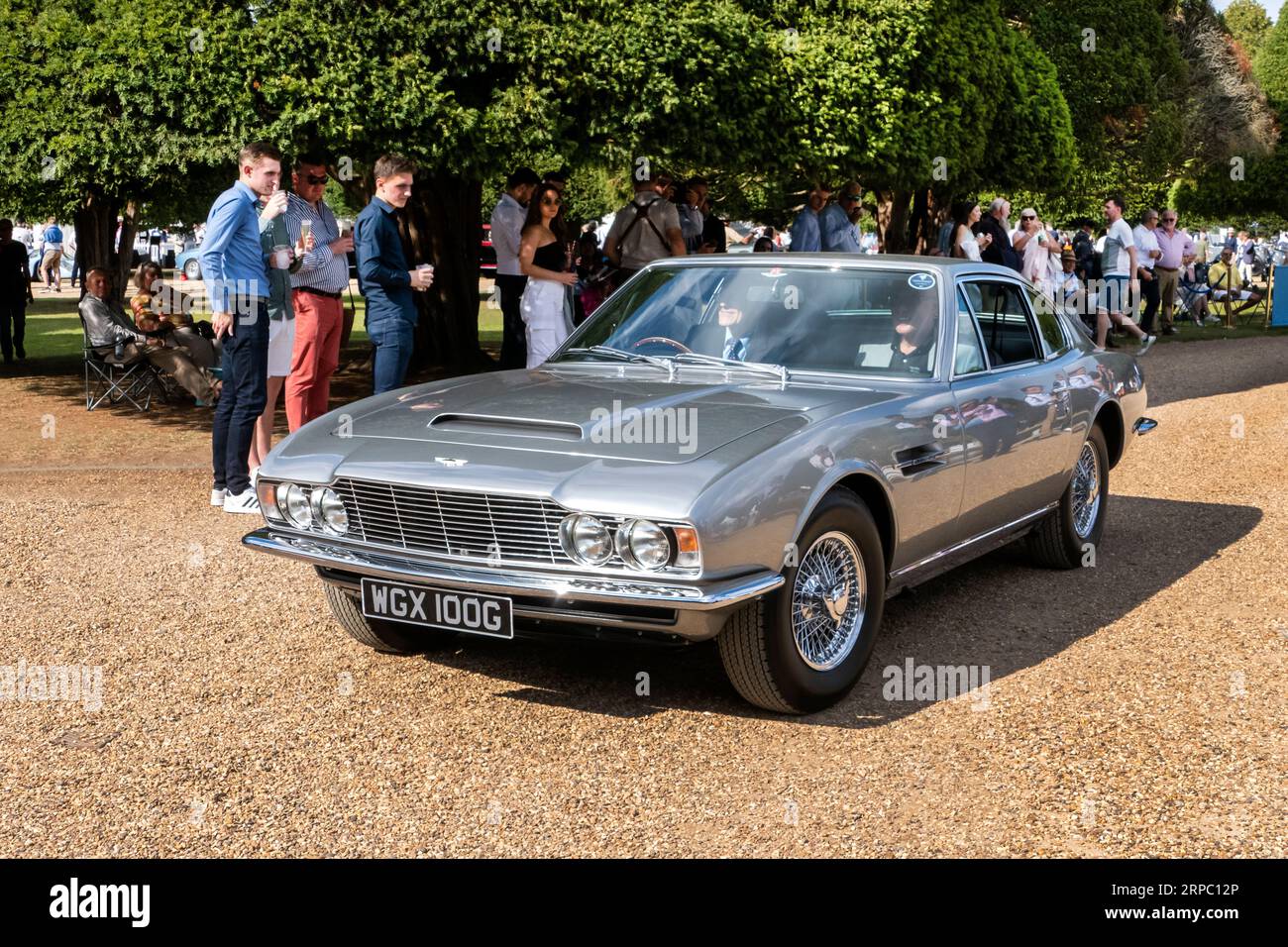 Aston Martin DBS at the Concours of Elegance at Hampton Court Palace London UK 2023 Stock Photo