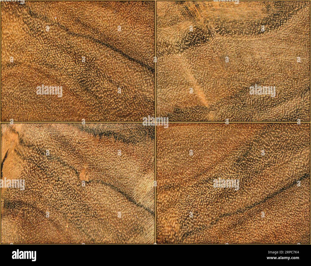 Wooden look beige and brown rectangular seamless ceramic tile, ceramic and wood abstract background texture pattern Stock Photo