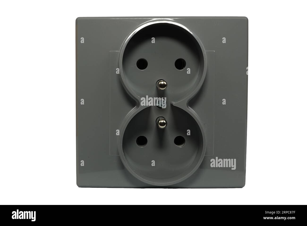 Electric plug. Wall socket without background Stock Photo Alamy