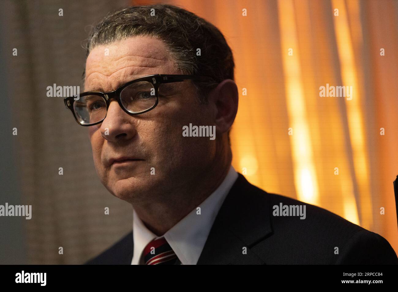 LIEV SCHREIBER in GOLDA (2023), directed by GUY NATTIV. Credit QWERTY