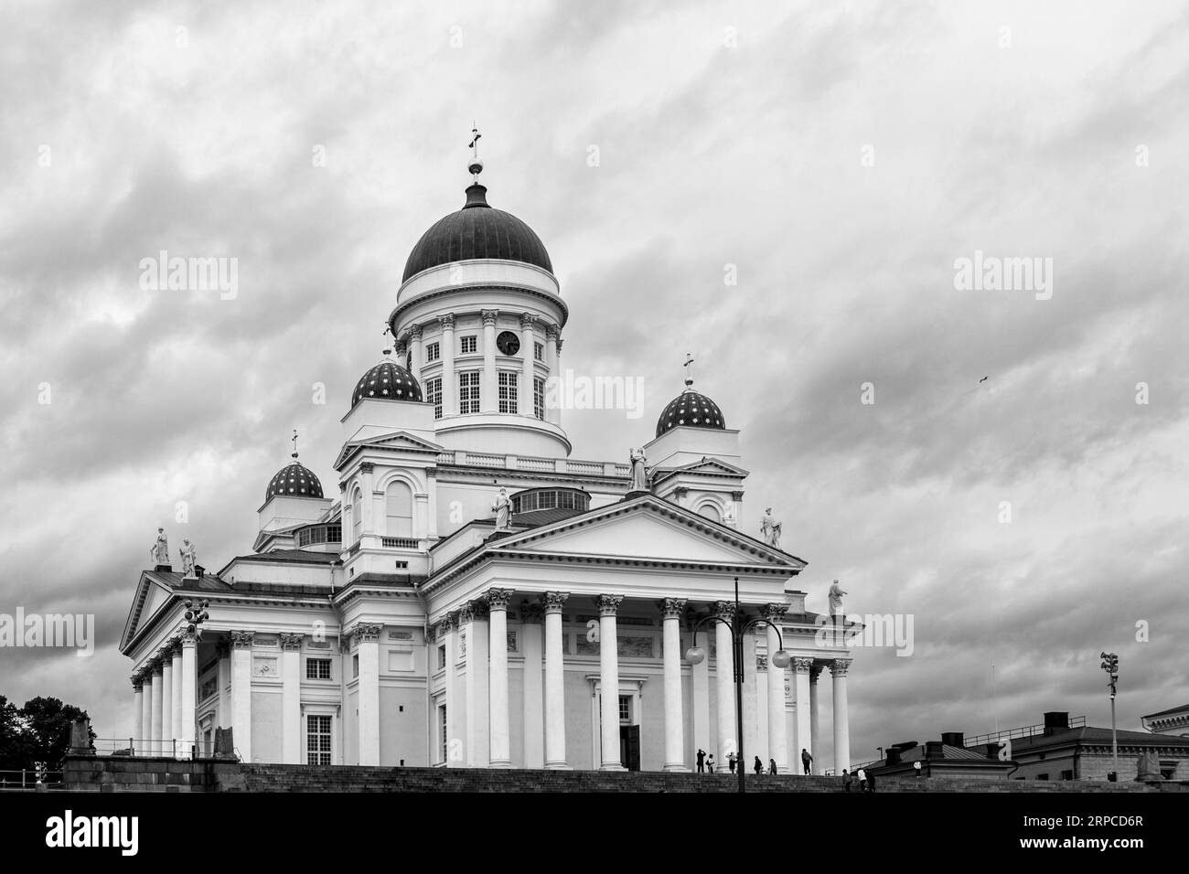 Helsinki Cathedral located in the centre of Helsinki, Finland. Stock Photo