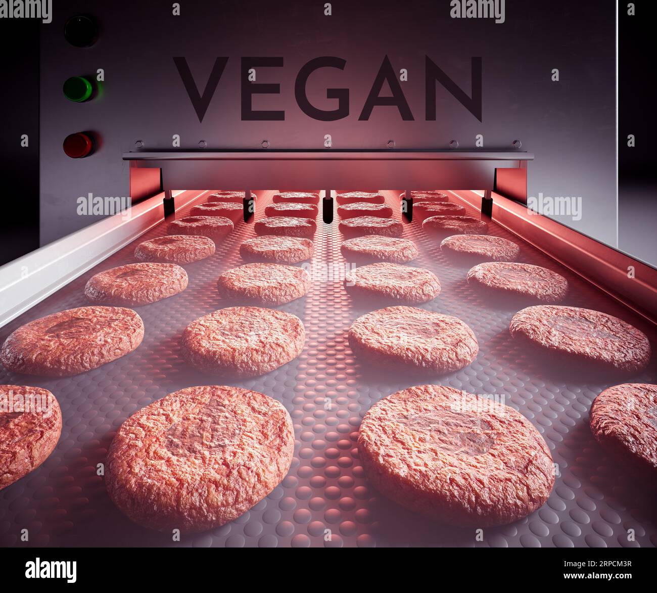 Vegan Meat Factory Production Line with PlantBased Burger Patties and
