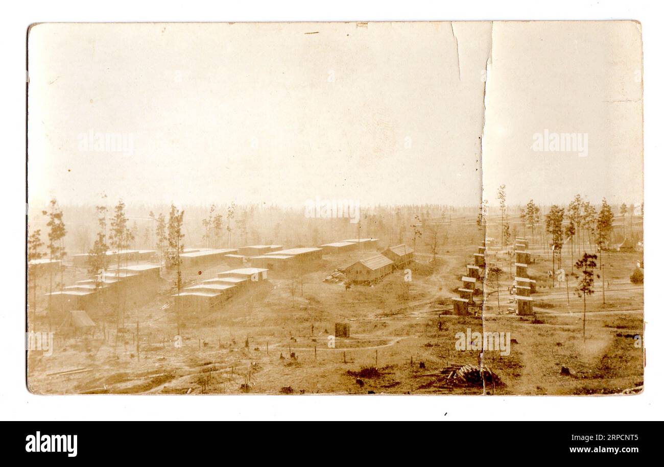 113th Engineer Camp at Camp Shelby, MS in 1917 Stock Photo Alamy
