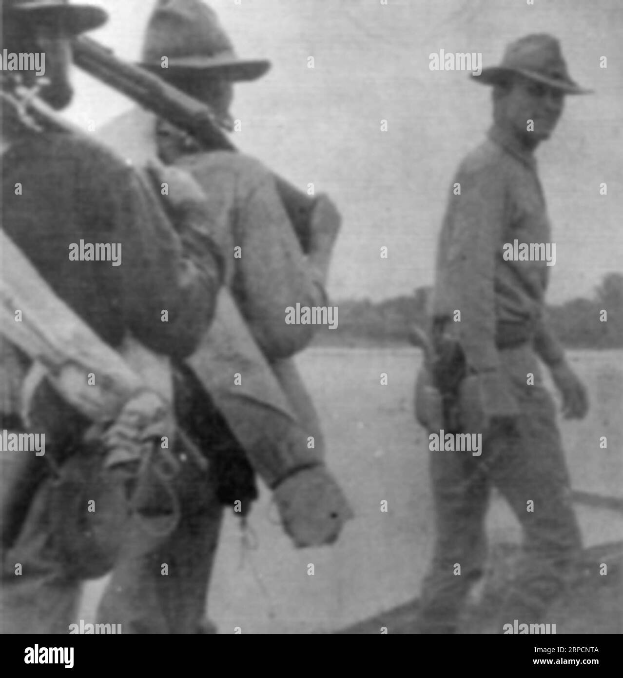 Cavalry Regiment in 1904 Stock Photo