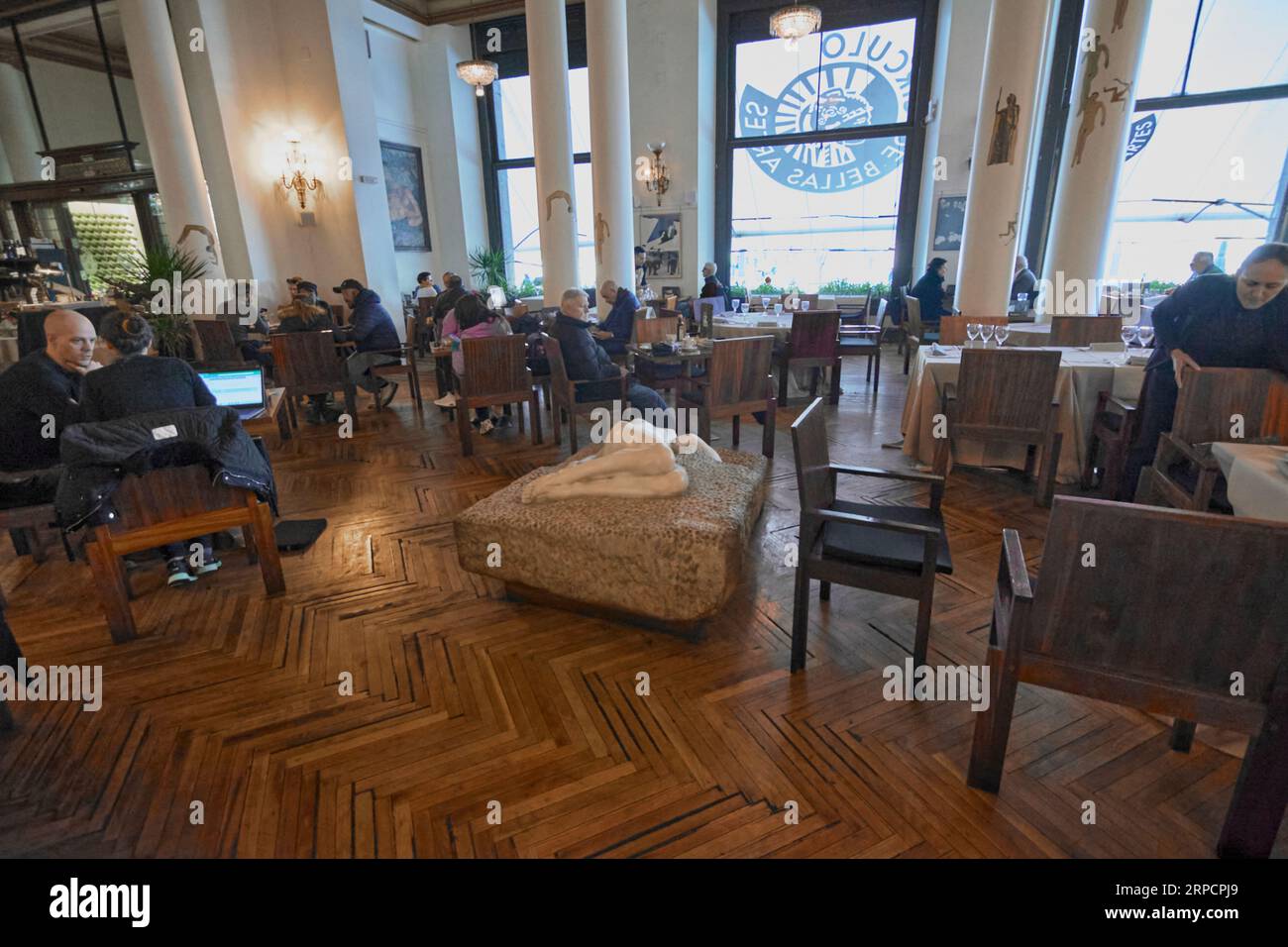 MADRID SPAIN - September 04, 2023: Cafeteria of the circle of fine arts of Madrid. Stock Photo