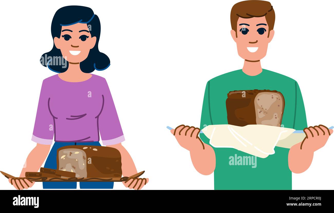 food whole grain bread vector Stock Vector Image & Art - Alamy