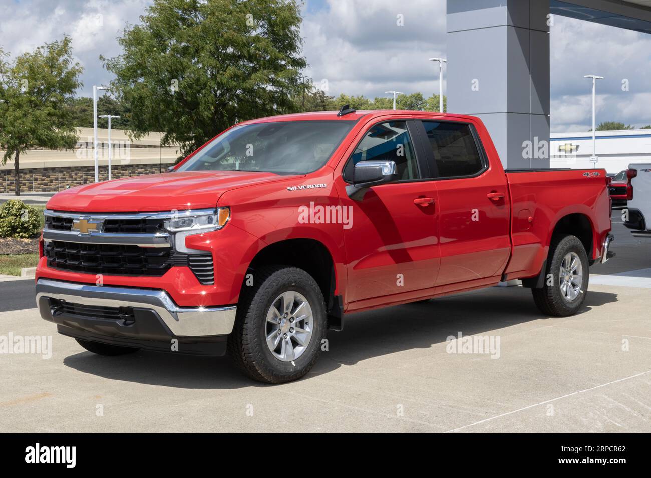 Indianapolis - September 3, 2023: Chevrolet Silverado 1500 Display At A ...