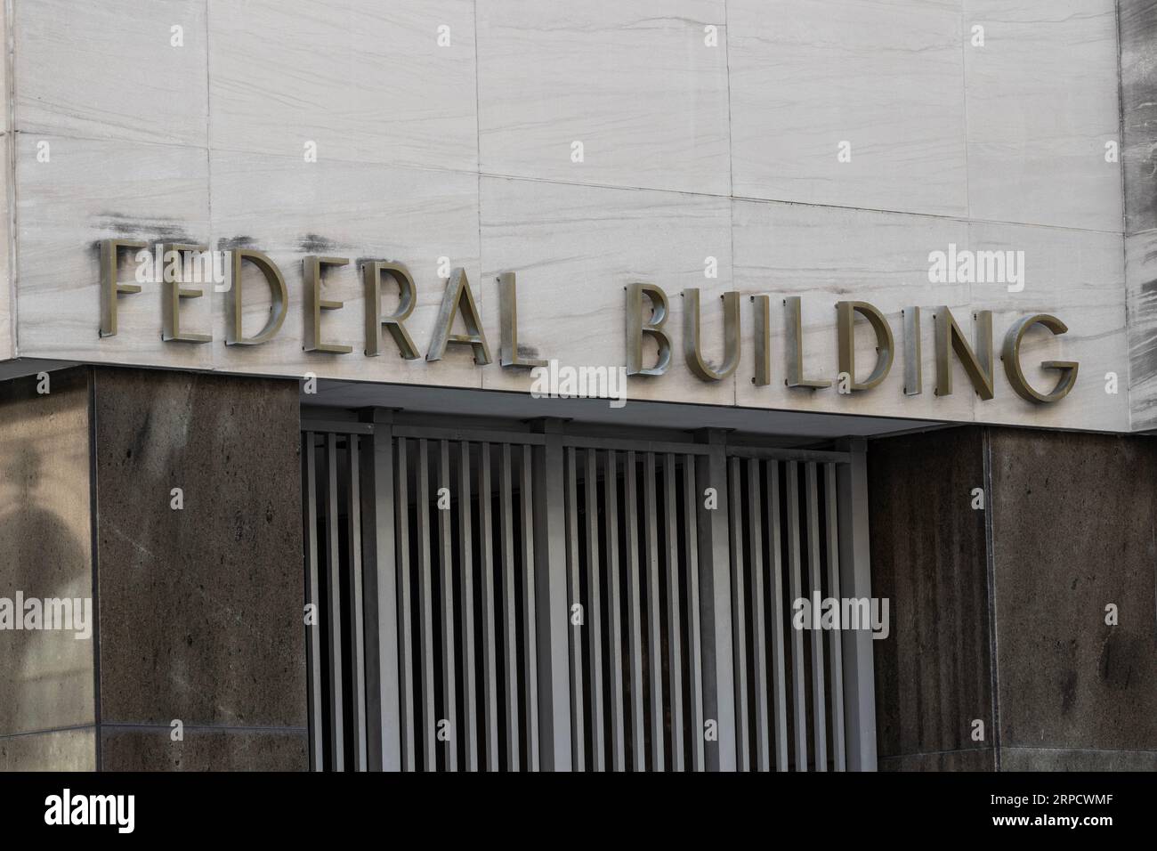Cincinnati - September 1, 2023: John Weld Peck Federal Building in downtown Cincinnati. The IRS is the main tenant in the Peck Federal Building. Stock Photo