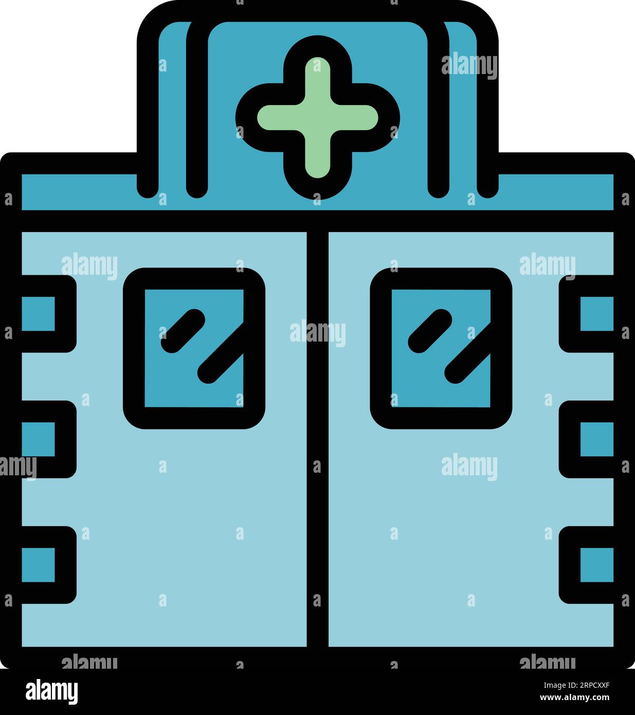 Emergency room icon outline vector. Medical doctor. Medicine clinic