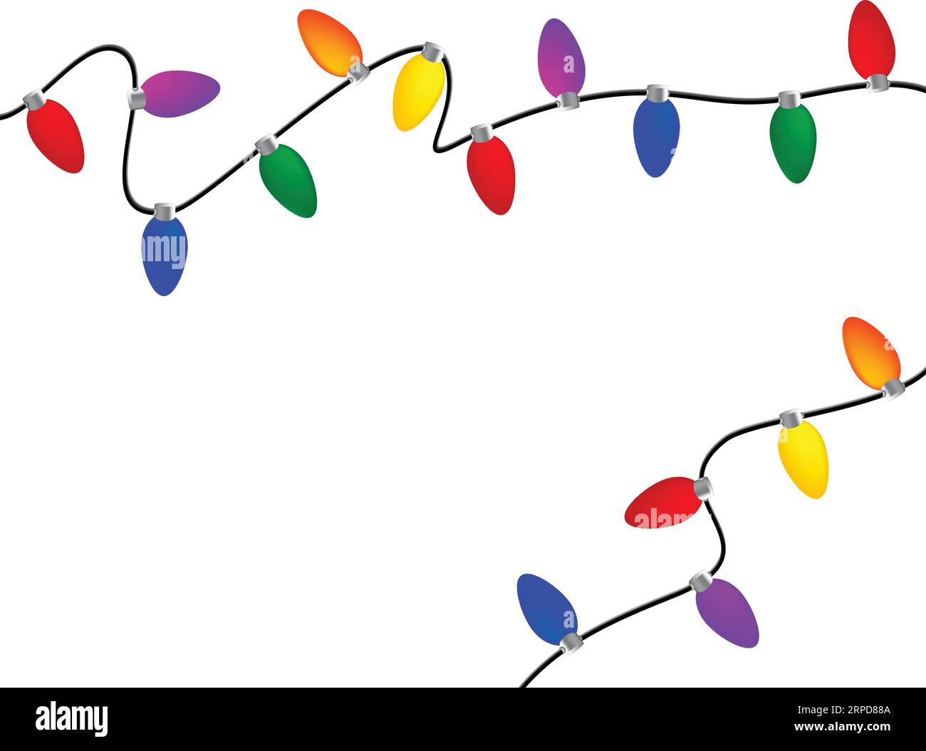 Christmas lights Royalty Free Vector Image Stock Vector Image & Art - Alamy