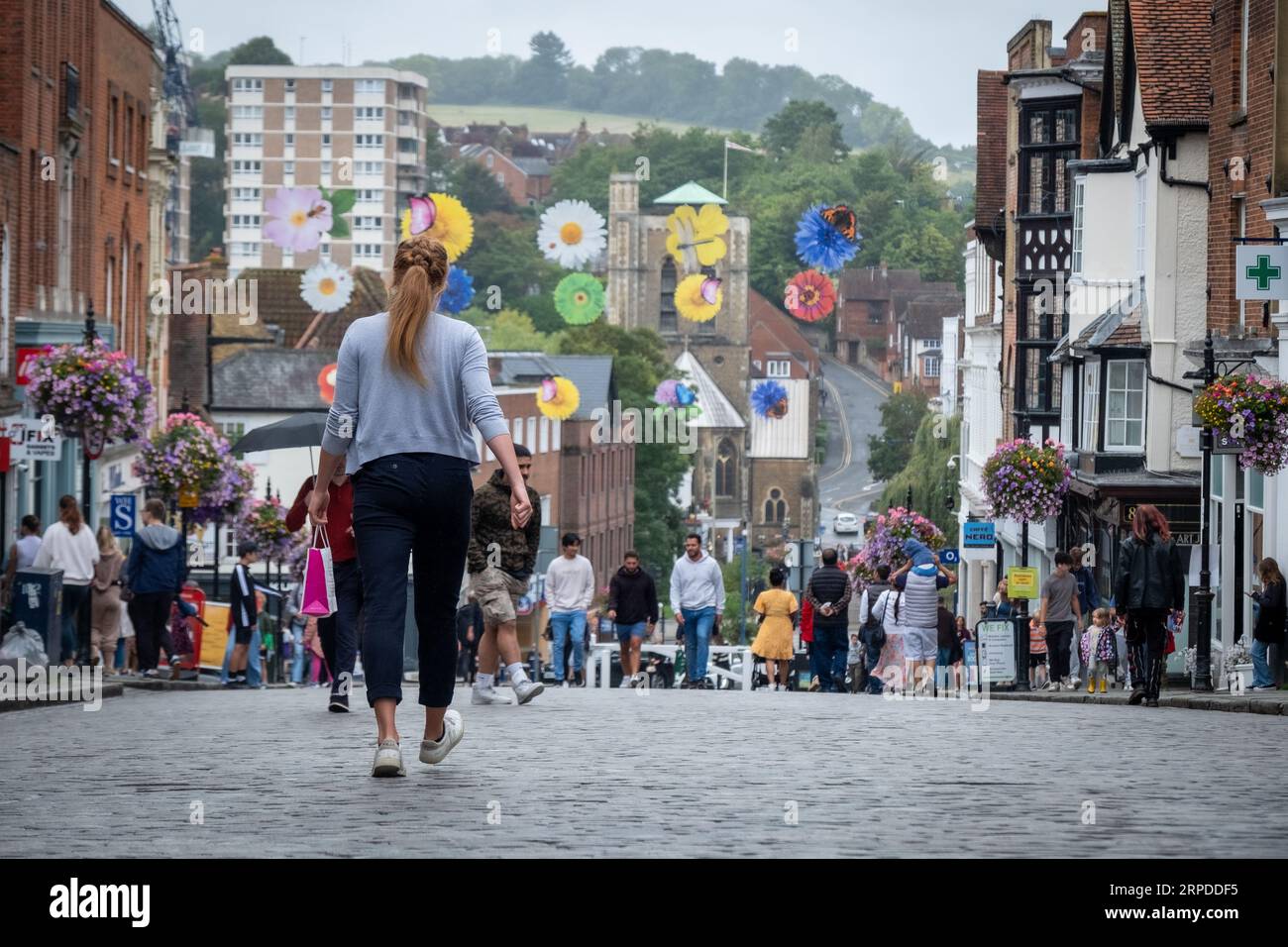 GUILDFORD, SURREY, UNITED KINGDOM AUGUST 31, 2023 Guildford High