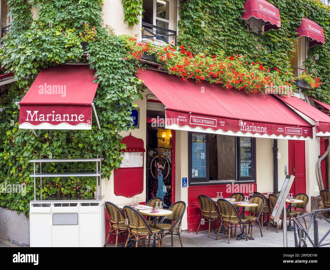Chez Marianne, Middle Eastern Restaurant, Paris, France, Europe, EU. Stock Photo