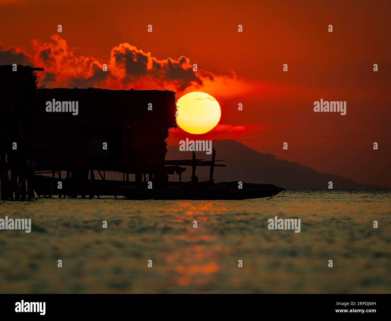Landscape of Semporna Sabah Stock Photo - Alamy