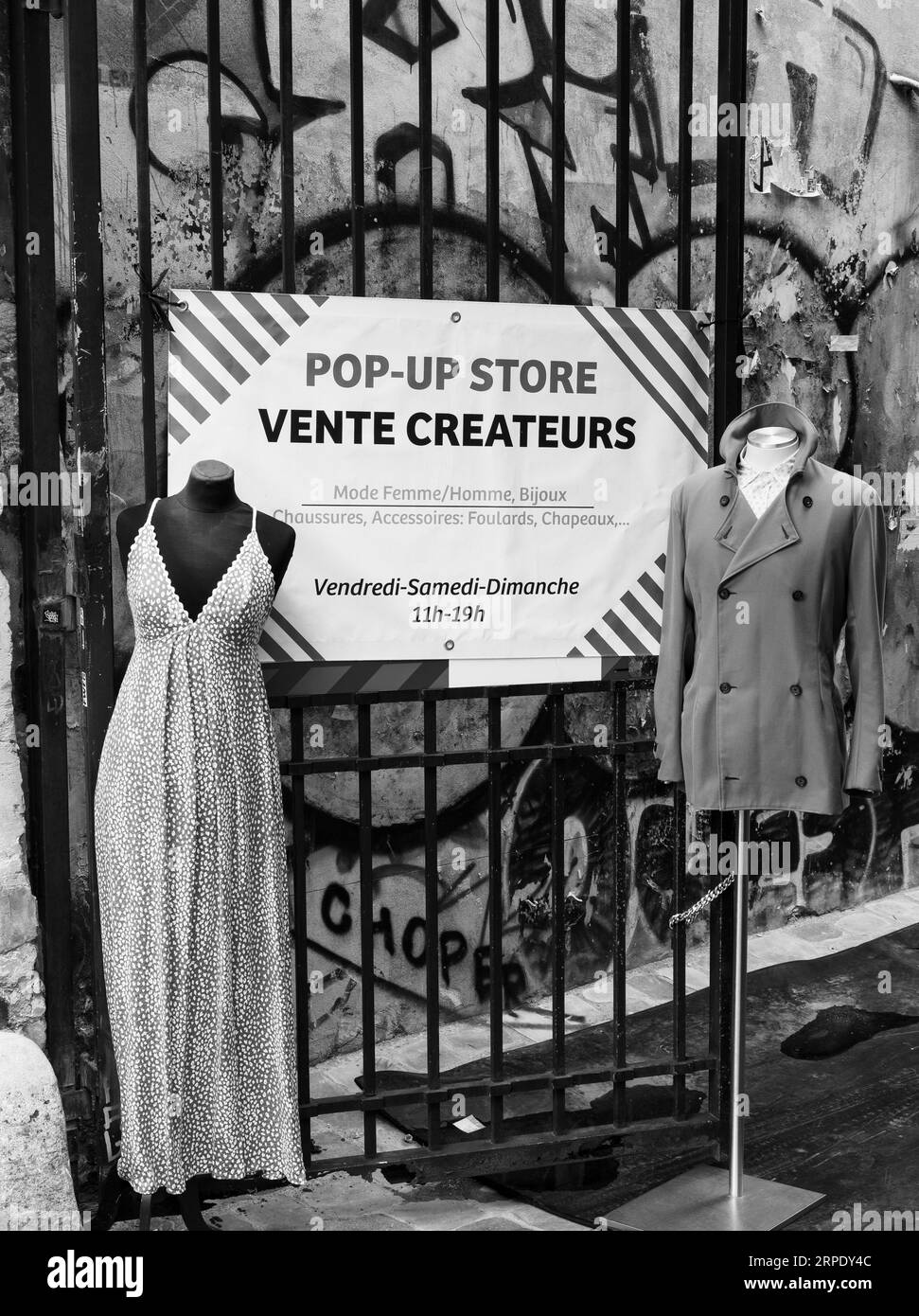 PopUpStore Marais, Pop Up Fashion Store, Paris France, Europe, EU Stock Photo Alamy