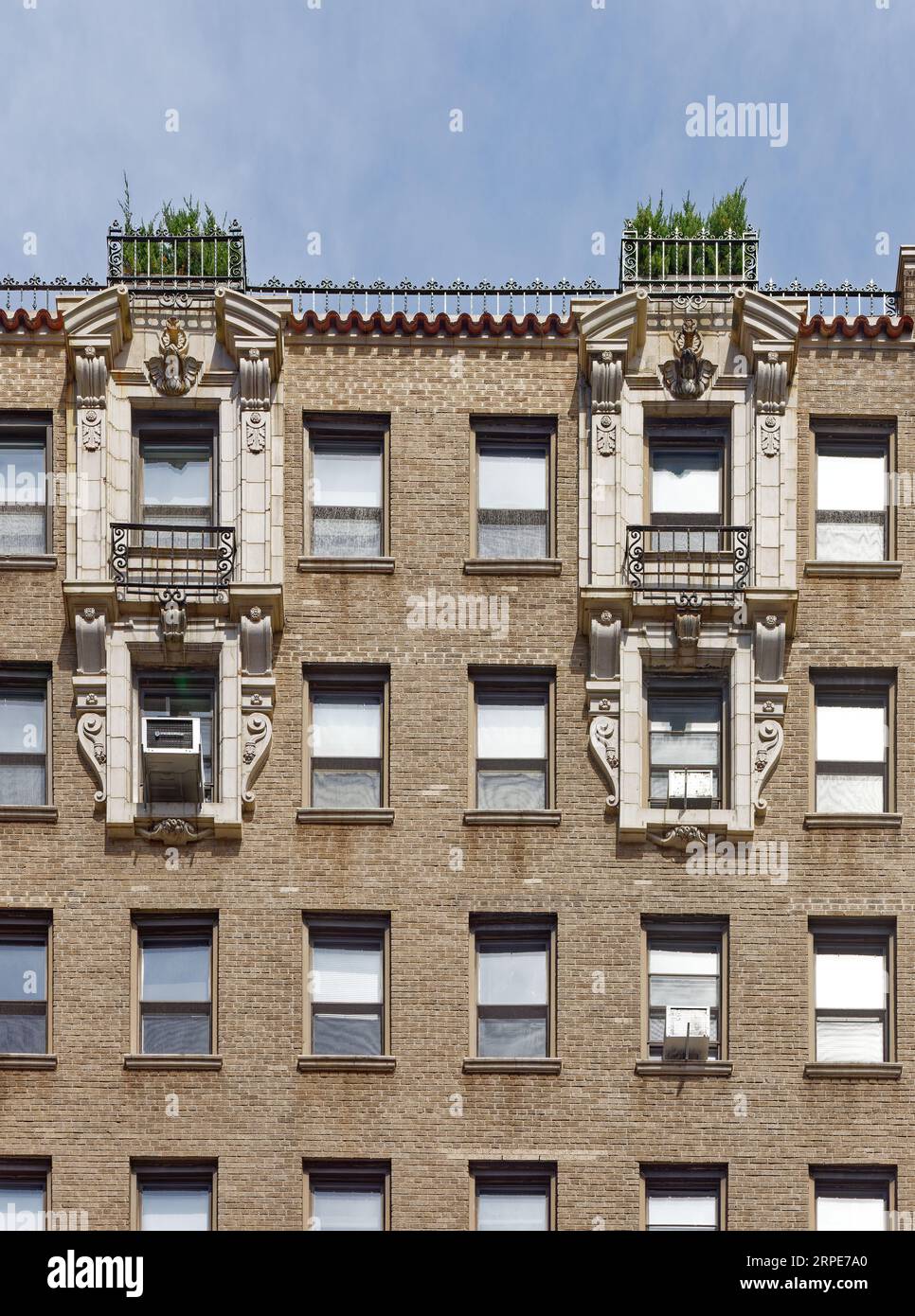 Upper West Side Emery Roth designed this brickandterra cotta apartment building, completed in
