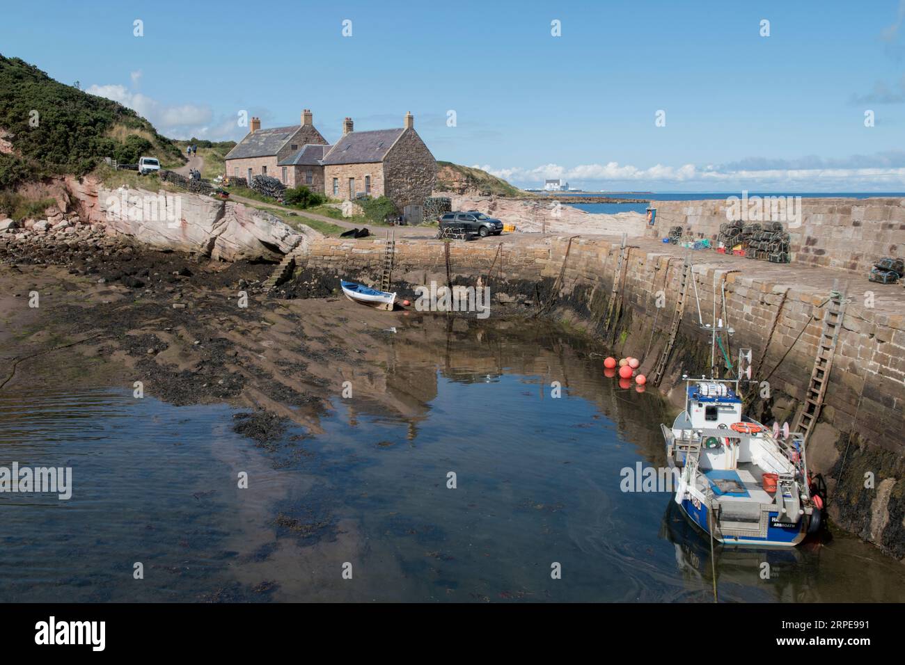 Cove Harbour, Cove, Cockburnspath, Scottish Borders, Scotland 2023