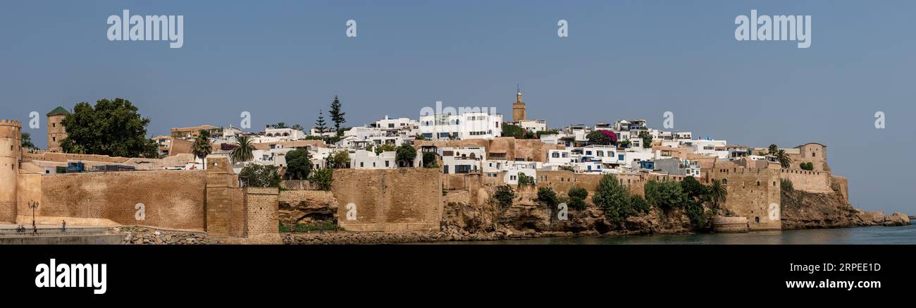 Morocco - Rabat - UNESCO World Heritage - View of the ancient Kasbah ...