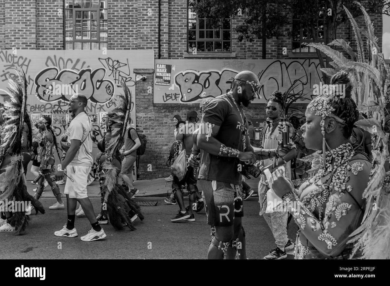 Notting Hill London Carnival Day 2 Stock Photo Alamy