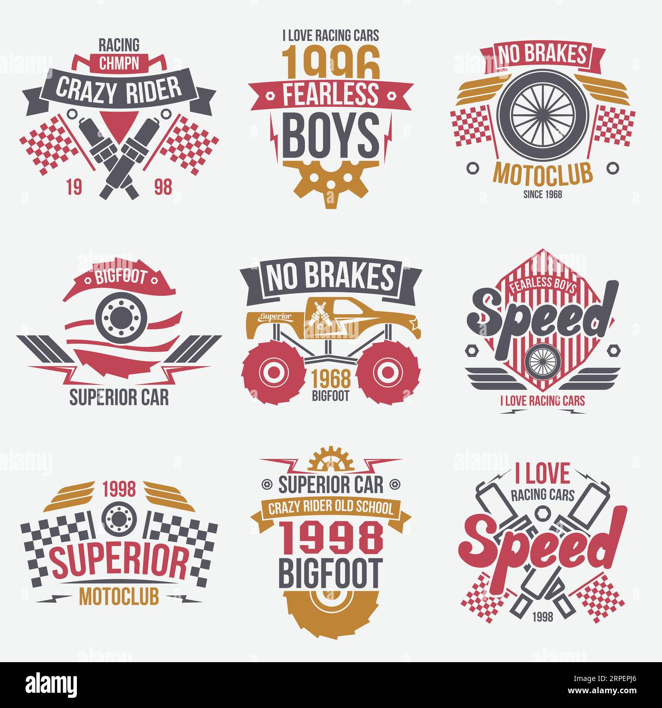 Rally school Stock Vector Images - Alamy