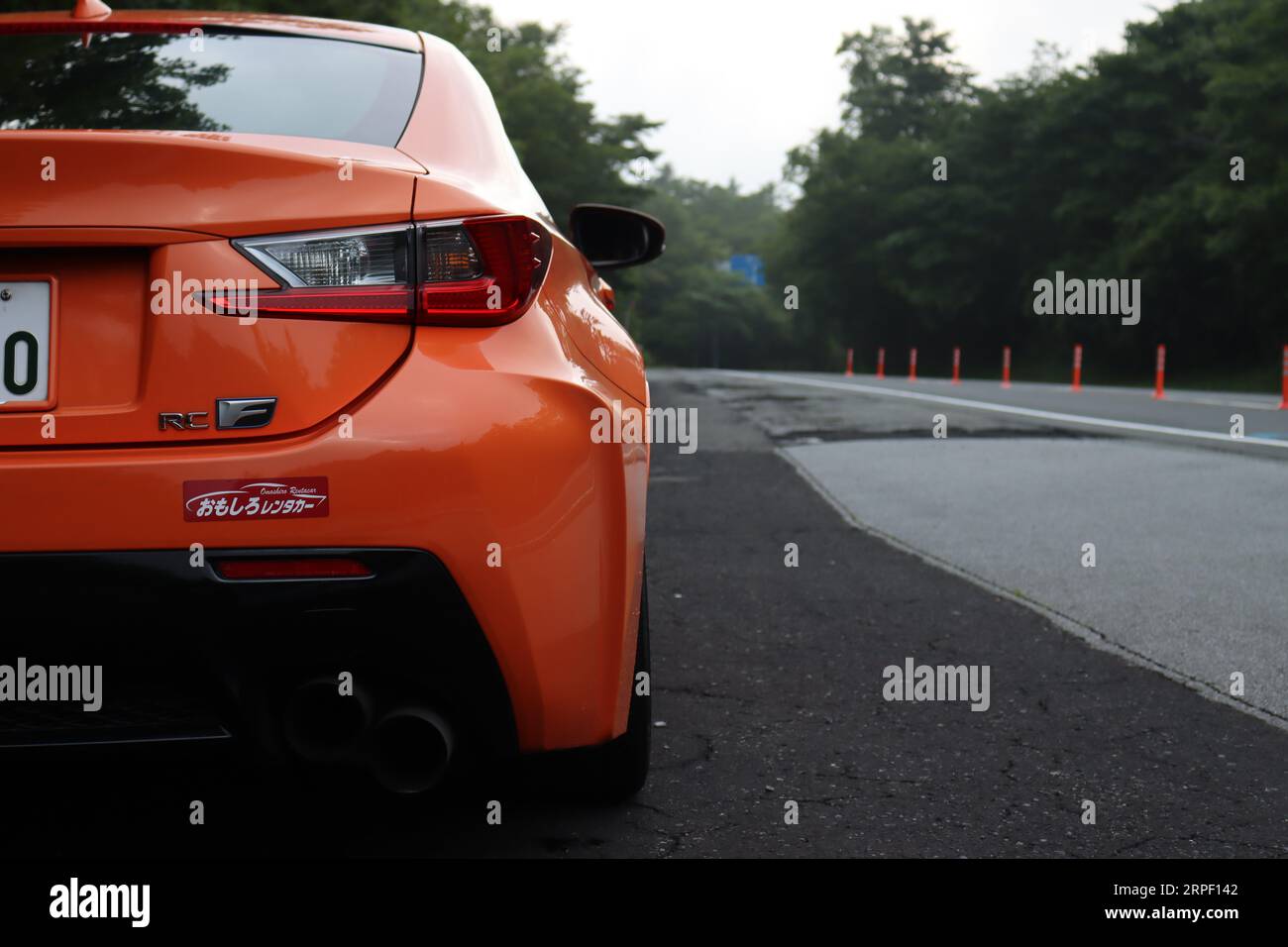 Lexus RCF V8 Stock Photo