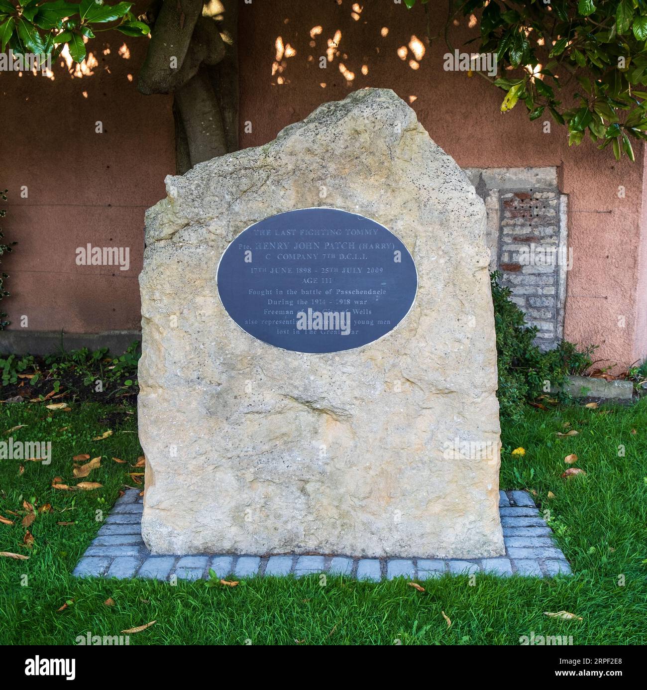 Harry patch monument hi-res stock photography and images - Alamy