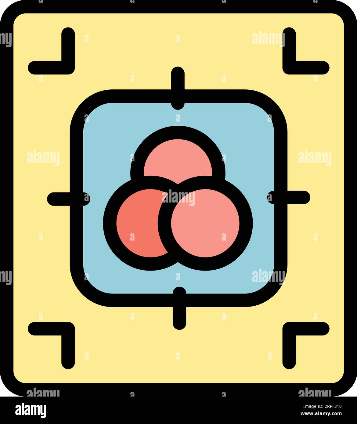 Plotter paper icon outline vector. Printer device. Print machine color flat Stock Vector