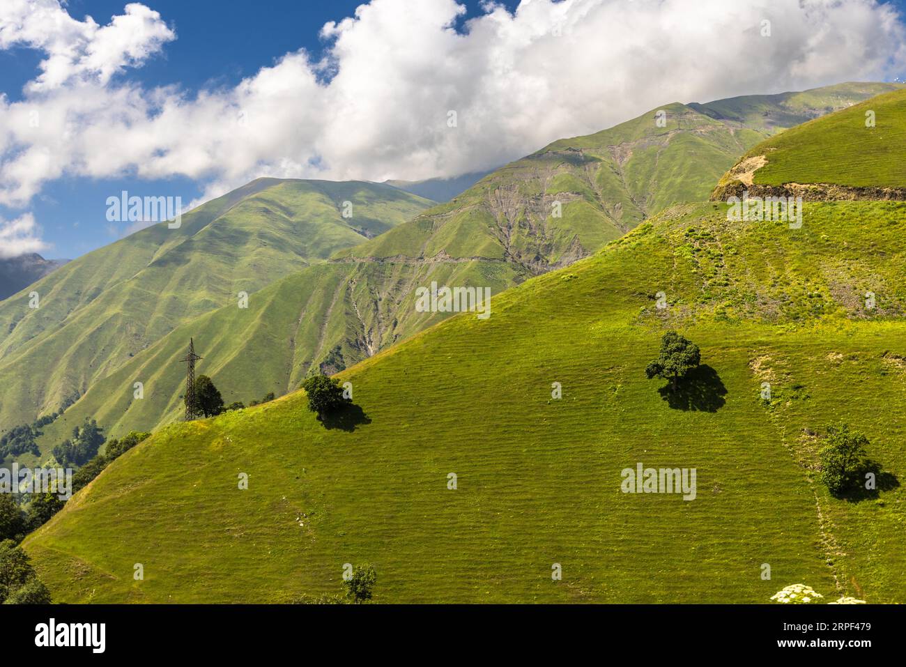 Abano Pass in the mountainous region of Tusheti is the