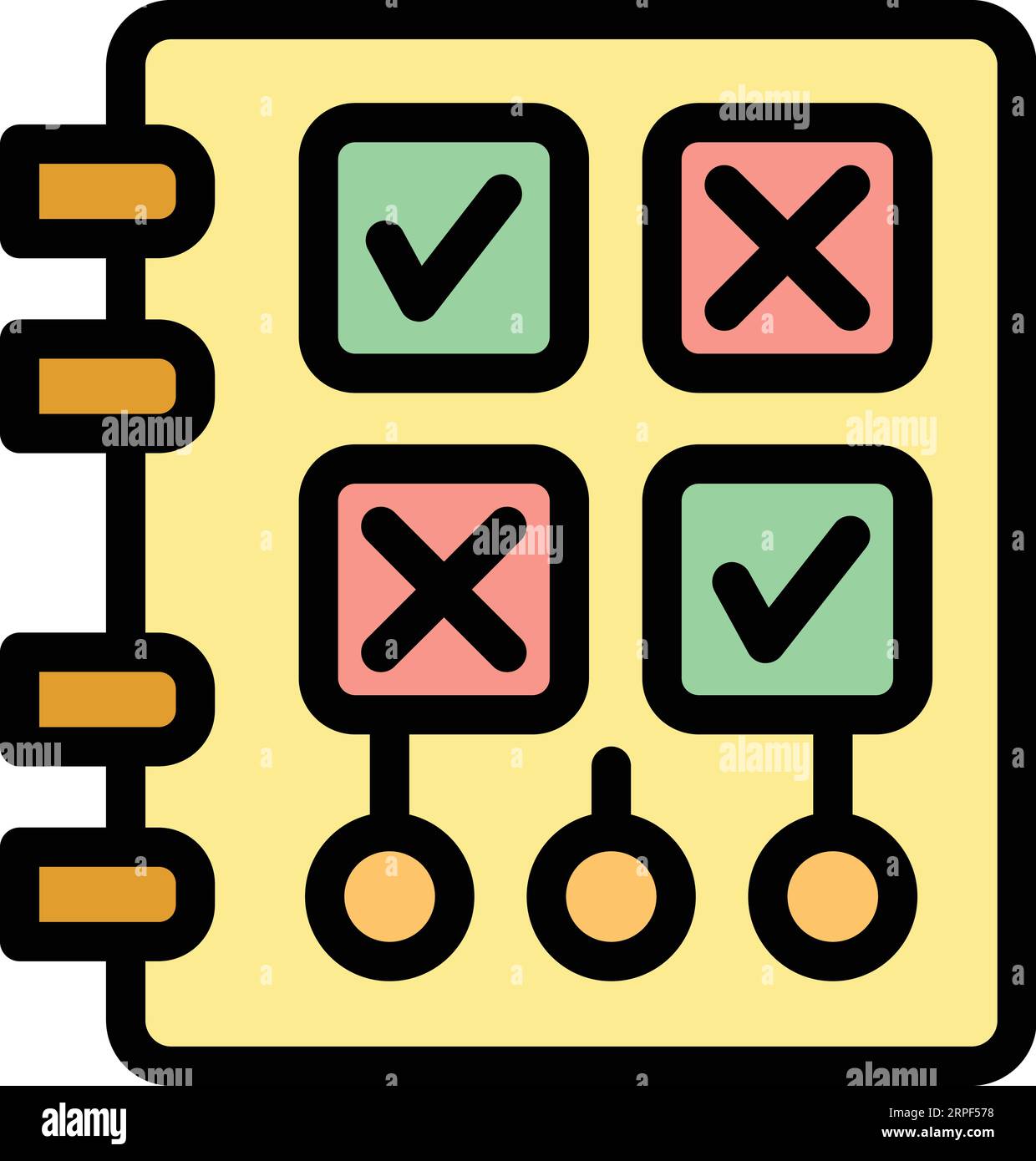 Note biological station icon outline vector. Space research. Eco cycle color flat Stock Vector