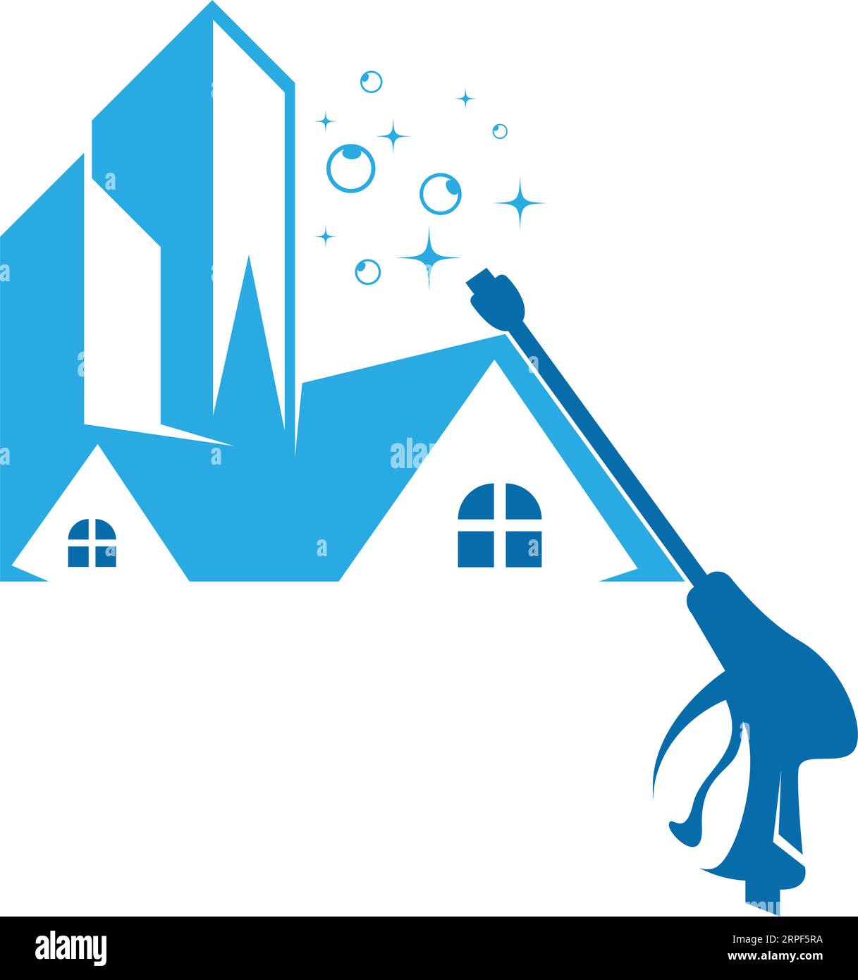 Cleaning service logo icon design illustration Stock Vector Image & Art ...