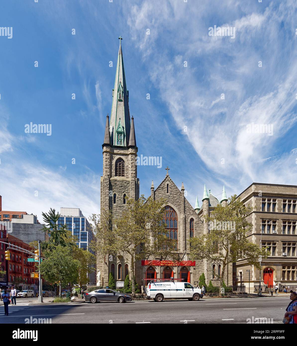 Upper West Side: Holy Name of Jesus Roman Catholic Church, a granite ...