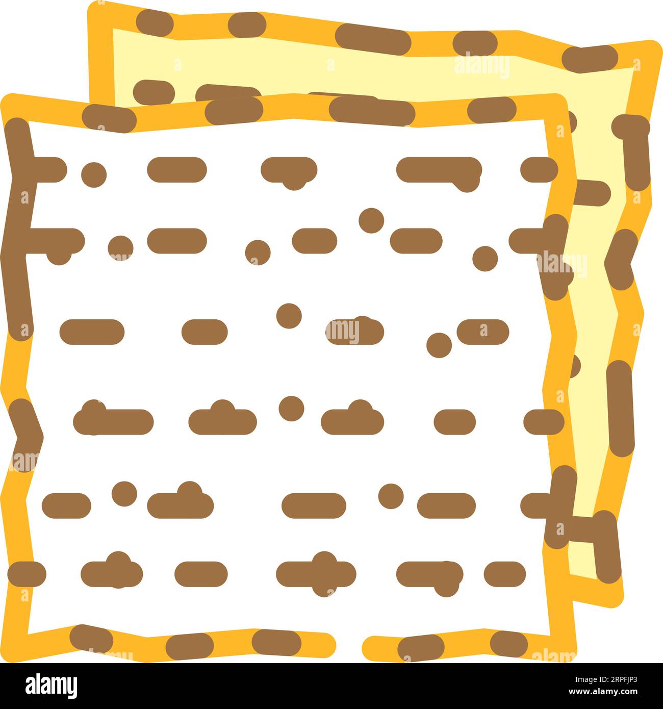 passover matzah jewish color icon vector illustration Stock Vector ...