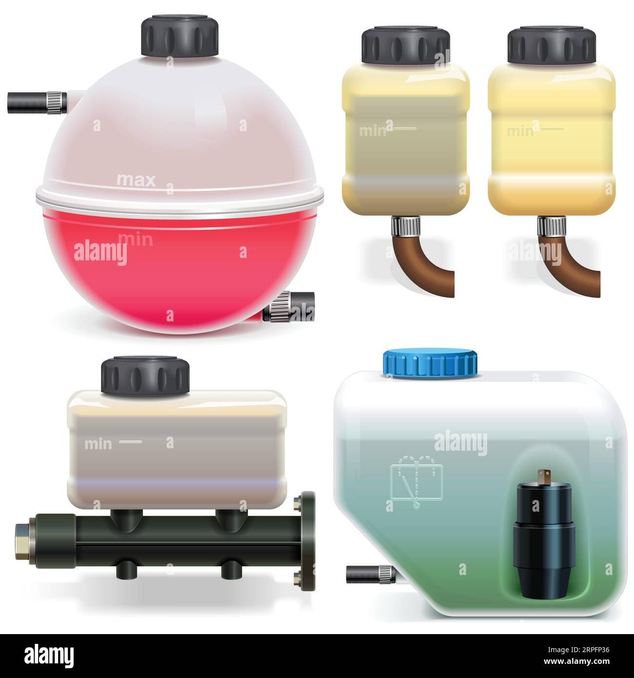 Car expansion tanks Royalty Free Vector Image Stock Vector Image & Art