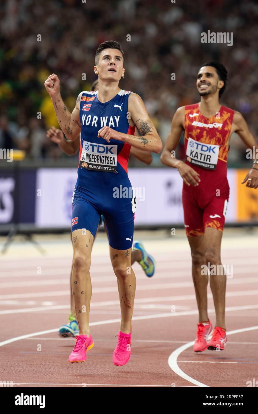 Jakob Ingebrigtsen Of Norway Competing In The Men’s 5000m Final On Day ...