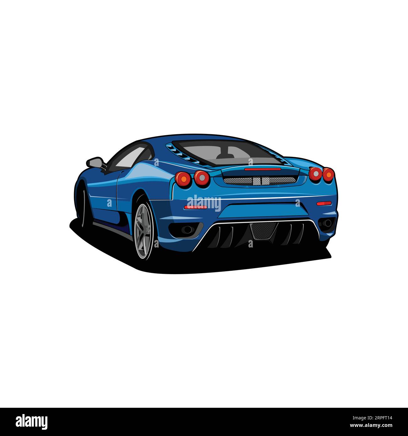 Car trunk side view Stock Vector Images - Alamy