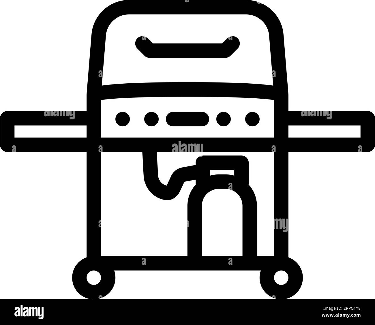Gasoline grill Black and White Stock Photos & Images - Alamy