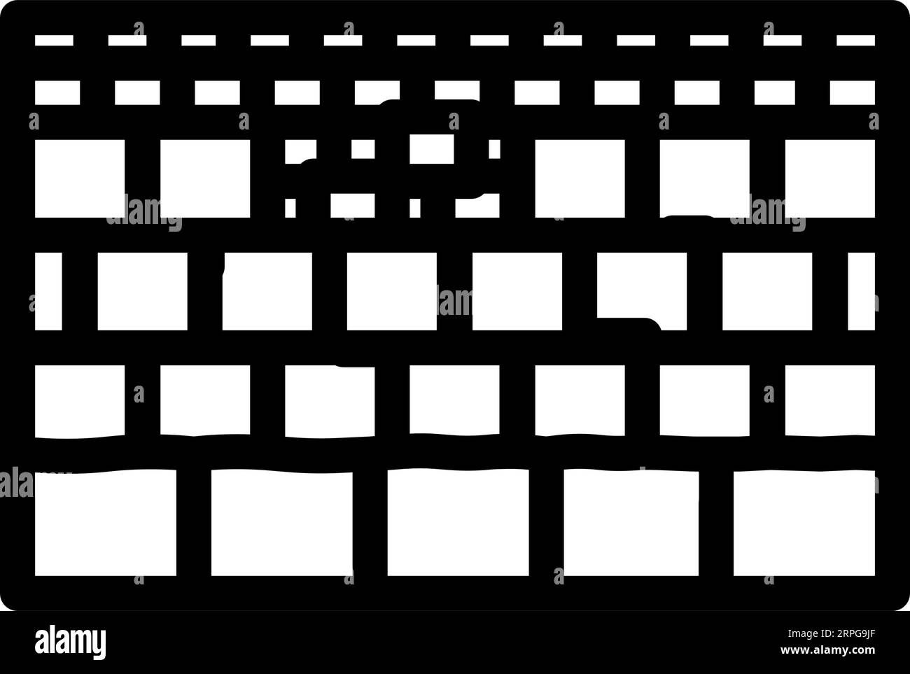 western wall wailing wall line icon vector illustration Stock Vector