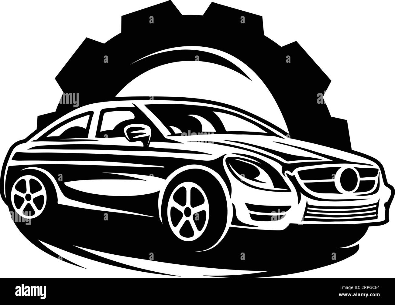 Very expensive luxury classic car Stock Vector Images - Alamy