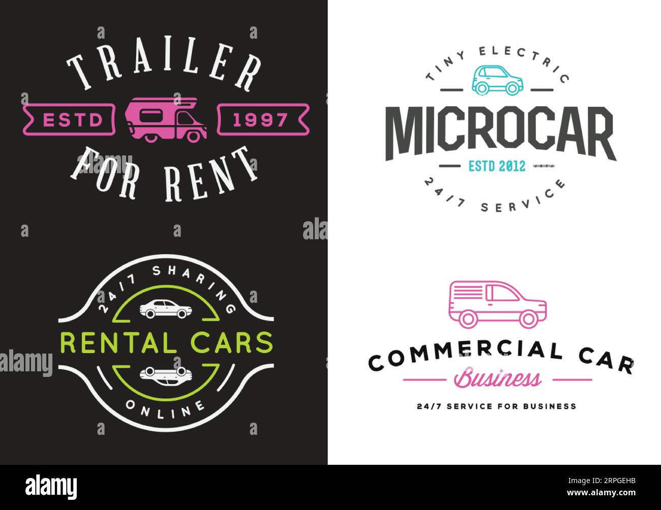 Garage Rental Sign Vintage garage signs Stock Vector Images - Alamy