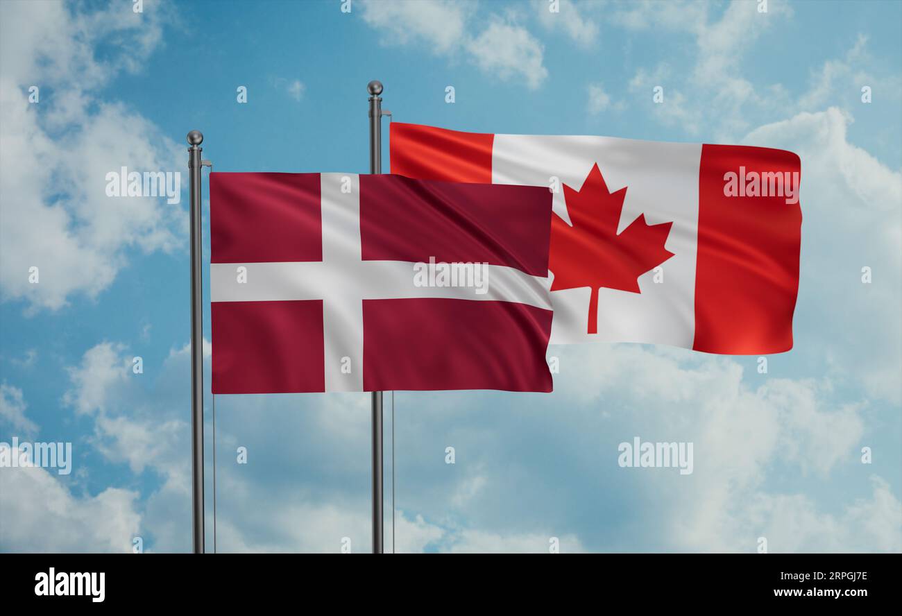 Canada denmark flag hires stock photography and images Alamy