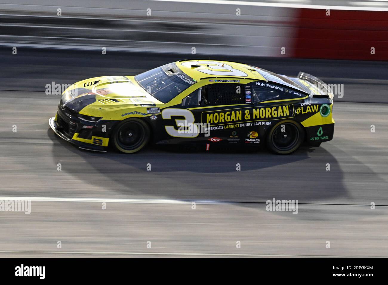 NASCAR Cup Series driver Austin Dillon (3) steers through Turn 4 during ...