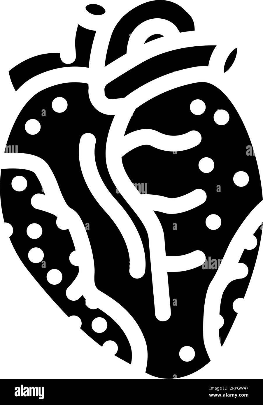 cancer nicotine glyph icon vector illustration Stock Vector