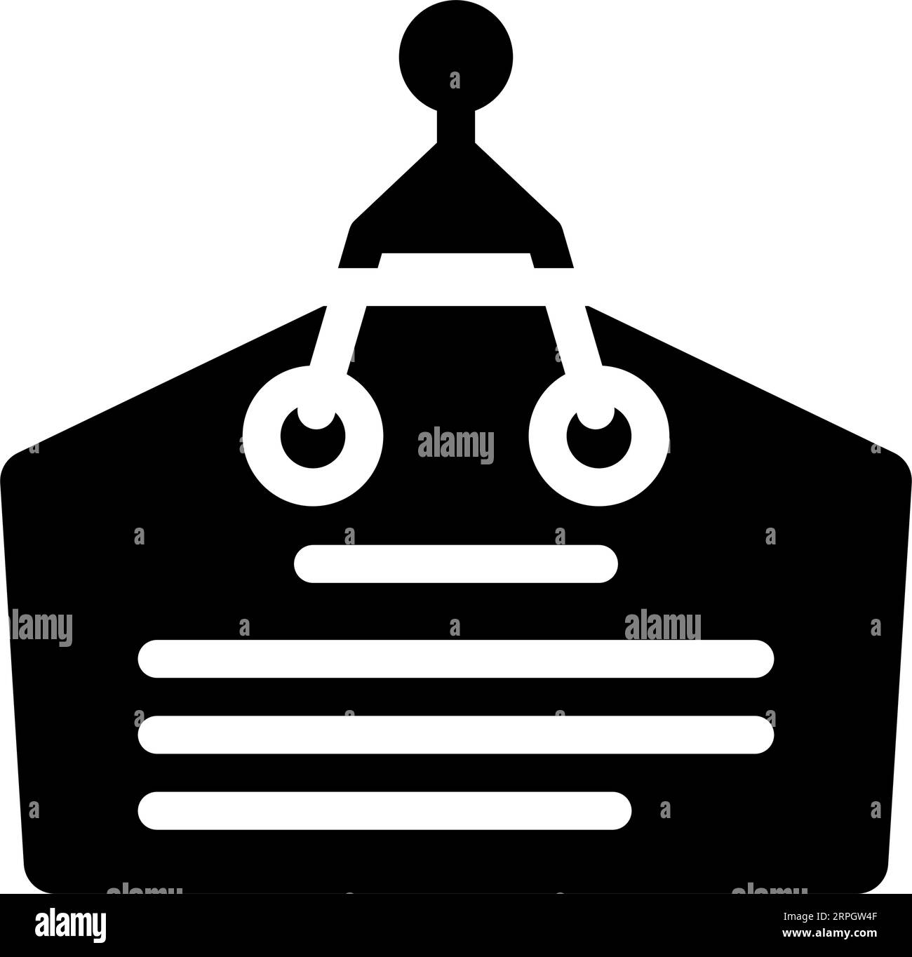 ema wooden plaques shintoism glyph icon vector illustration Stock ...