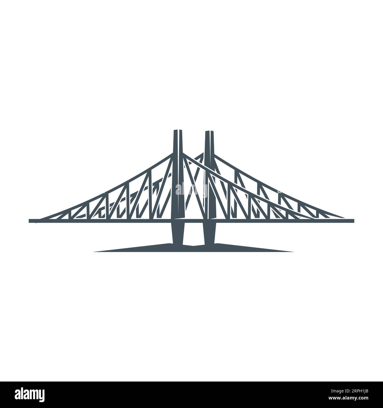 Bridge cables and towers Cut Out Stock Images & Pictures Alamy
