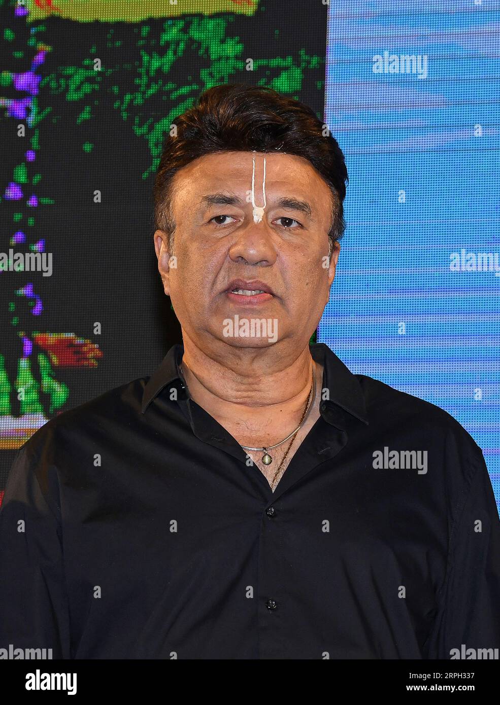 Mumbai, India. 04th Sep, 2023. Indian music composer Anu Malik is seen