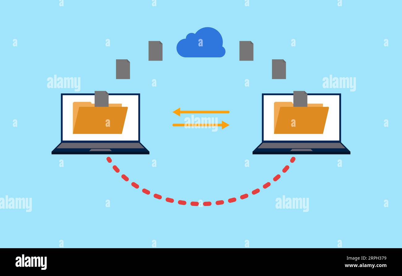 Digital transfer Stock Vector Images - Alamy