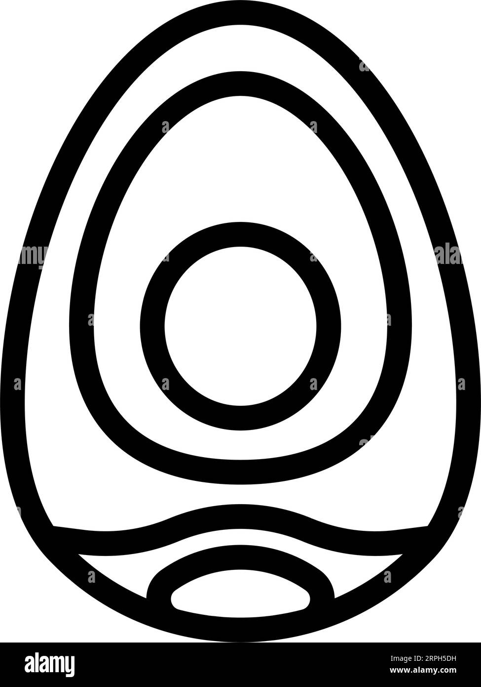 chicken egg farm food line icon vector illustration Stock Vector Image