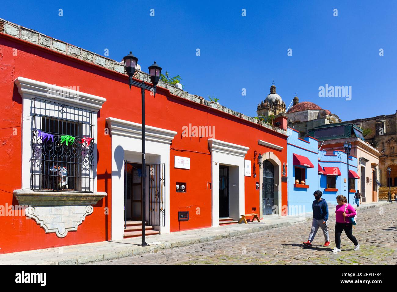 Old city centre , City of Oaxaca , Mexico Stock Photo